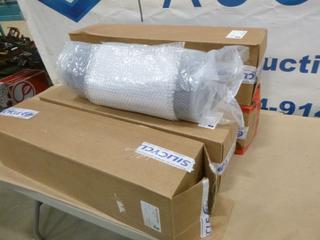 (4) Boxes of Unused Silicycle Commercial Scale Fixed-Bed E-PAK Cartridges, Part CS-C944-1650, 16.5 x 50 cm (N-1-3)