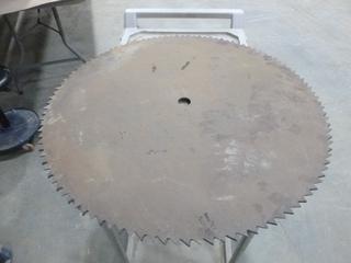 27 1/2 In. 112 Teeth Saw Blade, 1 1/4 In. Center Bore (E Back)