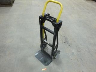 Harper Hand Truck / Cart, 400 Lb Capacity on 4 Wheels, 300 Lb Capacity on 2 Wheels *Note: Missing One Wheel* (F Back)