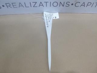 (6) Assorted Laser Cut Garden Markers (Upstairs)