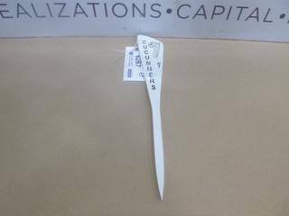 (6) Assorted Laser Cut Garden Markers (Upstairs)