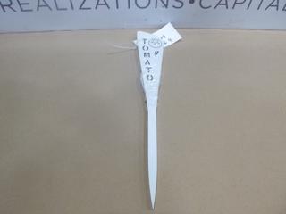 (5) Assorted Laser Cut Garden Markers (Upstairs)