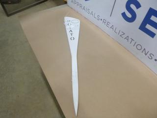 (8) Assorted Laser Cut Garden Markers (Upstairs)