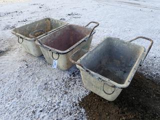 (3) Plastic Baskets, 36 In. x 24 In. x 36 In.
