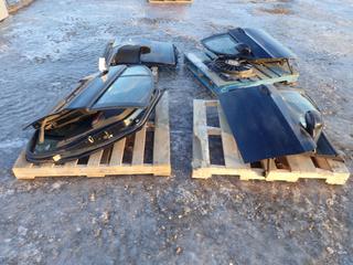 Vehicle Panels and Parts, Back Doors, Front Doors, Sun Roof w/ Rails, Front Left Fender, Fan