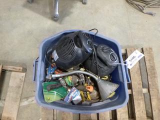 Qty of Electric Heaters, Hand Tools, Steel and More (J31)