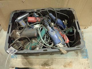 Qty of Assorted Power Tools *Note: Working Condition Unknown, May Require Repairs* (L-1-1)