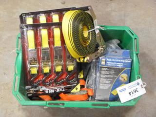 Basket Containing Various Ratchet Straps (K-1-2)