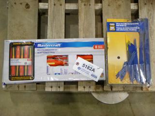 Mastercraft Insulated Screw Driver Set, C/w Powerfist 28 PC Reciprocating Saw Blade Kit *Note: May Be Incomplete* (F-2)