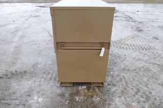 Knack Job Box, 30 IN. x 50 IN. x 60 In. *Note: Dent on Front, Smaller Dents all Over*