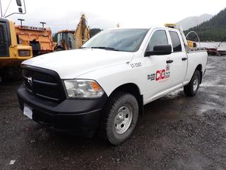 2019 Dodge Ram 1500 Classic Quad Cab Pickup Truck C/w 3.6L VVT Gas Engine, 6-Cylinder, A/T, 4x4, IOR Aluminum Headache Rack w/ Flasher And Rearview Mirror Backup Camera. Showing 29,394kms. VIN 1C6RR7FGXKS582357