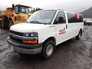 2010 Chevrolet Express Stabitrack 3500 Series Van C/w 4x2 Drive, 6L Vortec Gas Engine, Flex Fuel, 8-Cylinder, A/T, 7-seat, Icom Radio And Flasher. Showing 120,604kms. VIN 1GA2G1DG0A1109127