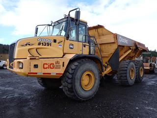 2007 John Deere 400D Articulated Dump Truck C/w Allison Transmission, 29.5r25 Front Tires@ 60% And 29R25 Rears @ 30%. Showing 10,564hrs, 66,309kms. VIN DW400DT611391