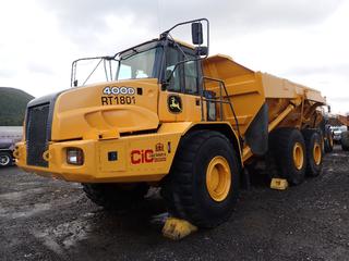 2007 John Deere 400D Articulated Dump Truck C/w 6x6, 40-Ton, Mercedes Engine, Allison Automatic Transmission, Delco Electronics Radio And 29.5R25 Tires @ 10%. Showing 8242hrs. VIN W0913494001B93658, PIN BE400DT201801