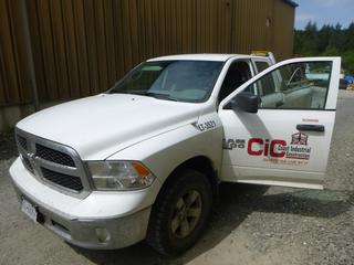 2019 Dodge Ram 1500 Classic Light Duty Pickup Truck C/w Quad Cab, 3.6L Gas Engine, 6-Cylinder, A/T, 4X4 And IOR Aluminum Headache Rack w/ Flasher. Showing 50,121kms. VIN 1C6RR7FG2KS583521