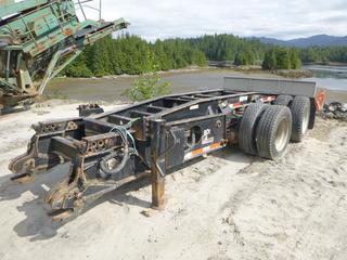 2013 K-line T/A Commercial Booster Trailer C/w Oversized Sign, 275/70R22.5 Tires And Aluminum Rims. VIN 2K9TD2192DL072267