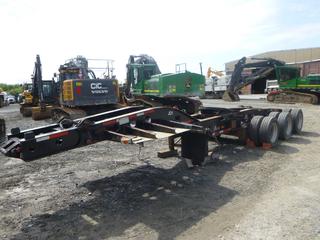 2013 K-Line Model 6922 Tri-Axle Booster Trailer C/w Shifting Hitch, Air Ride, Flip Up Neck, 52,000 GVWR, 275/70R22.5 Tires, Aluminum Rims. VIN 2K9KB3307DL072349