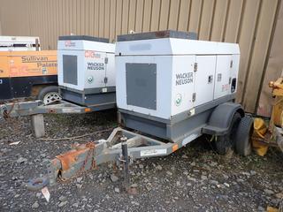 2010 Wacker S/A G25 20 Kw Tow Behind Genset C/w Pintle Hitch, Sn 5922058. VIN 4TCSU0250AHG22581