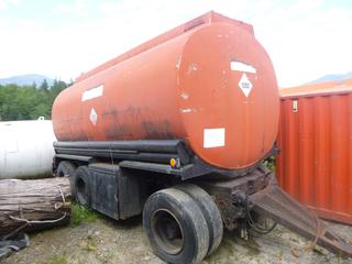 Hutchison Water Tank T/A Off Road Trailer w/ 4,000 Gallon Capacity. 