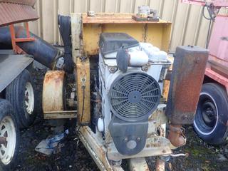 S/A Portable Hatz 3M40l Diesel Engine. Showing 0183hrs. SN 791991003885