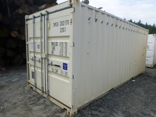 2019 20ft Storage Container w/ Lights And Shelving. SN SMSU 2021704 22G1 19206091