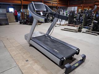 Techno Gym Model # DAK82V Run Now 700 Treadmill c/w 18" LCD Monitor, S/N DAK82V14000219.