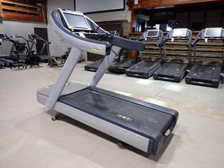 Techno Gym  Model # DAK82V Run Now 700 Treadmill c/w 18" LCD Monitor, S/N DAK82V14000160.