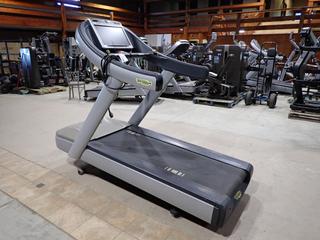 Techno Gym Model # DAK82V Run Now 700 Treadmill c/w 18" LCD Monitor, S/N DAK82V14000003.