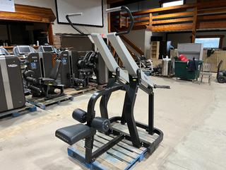 Techno Gym Pure Strength Plate Loaded Pull Down Machine, S/N MG200014100128.