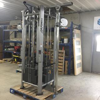 Life Fitness Model MJCORE Multi-Station Jungle Gym, S/N MJCORE0413053.