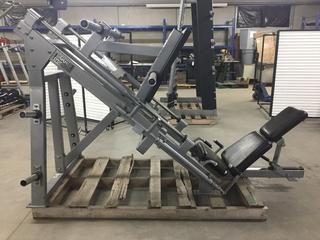 Hammer Strength Model HSLLP Plate Loaded Linear Leg Press, S/N HSLLP000338.