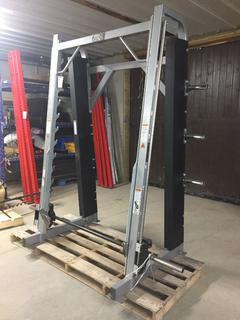 Hammer Strength Model PLSM Plate Loaded Vertical Smith Machine, S/N PLSM005680.