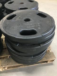 (8) 45lb Weight Plates.