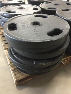 (8) 45lb Weight Plates.
