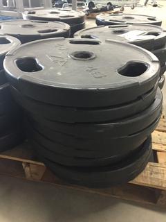 (8) 45lb Weight Plates.