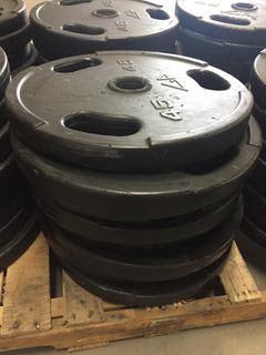 (8) 45lb Weight Plates.