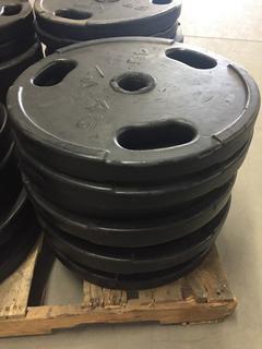 (8) 45lb Weight Plates.