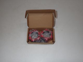 Rogue 1.5" AI Collars, Red, 1 Pair, New.