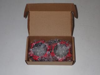 Rogue 1.5" AI Collars, Red, 1 Pair, New.