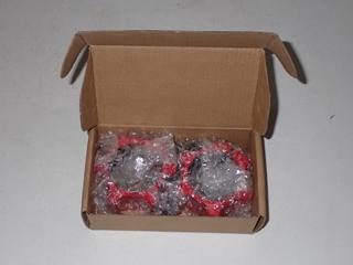 Rogue 1.5" AI Collars, Red, 1 Pair, New.