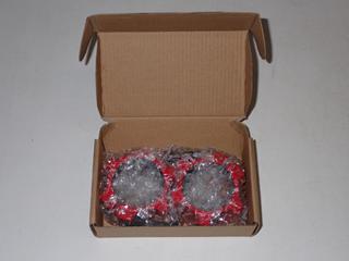 Rogue 1.5" AI Collars, Red, 1 Pair, New.