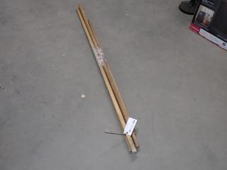 Assorted Wooden Stretch Bars.