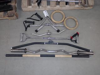 Quantity of Assorted Gym Bars.