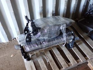 Grey Rear Cloth Seats for Ford Super Duty. *Year Unknown*