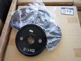 (1) Box of Ivanko Calibrated 2.5kg Machined Plates (4 Per Box), New