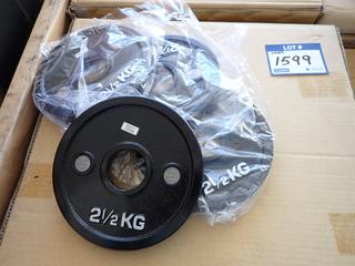 (1) Box of Ivanko Calibrated 2.5kg Machined Plates (4 Per Box), New