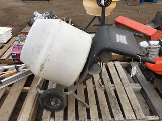 3/4 HP Electric Concrete Mixer.