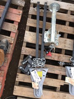 Complete 2" Ball Hitch Assembly and Trailer Jack.