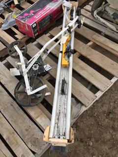 DeWalt Miter Saw Stand and Garden Seeder.