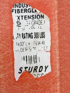 Sturdy 20' Fiberglass Extension Ladder.